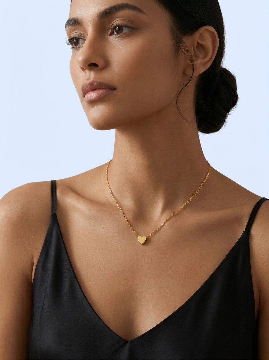 Closed Heart Necklace