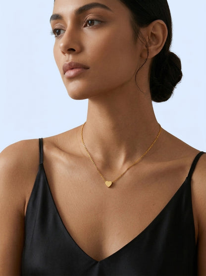 Closed Heart Necklace