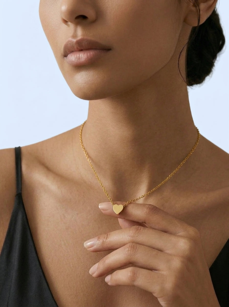 Closed Heart Necklace