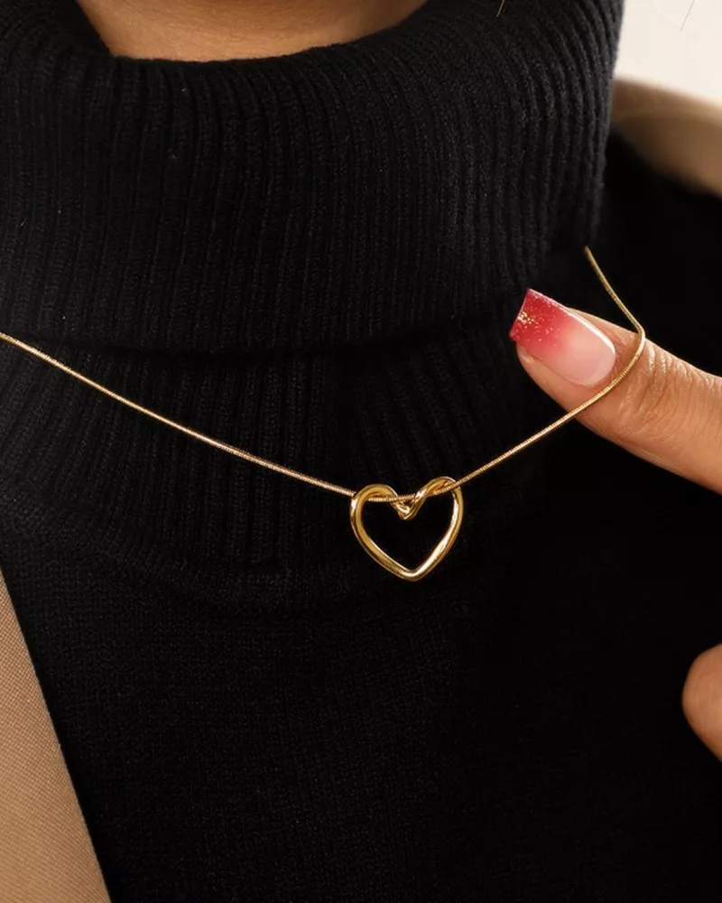 Open Heart Necklace