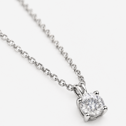 Selene Moissanite Pendant Necklace