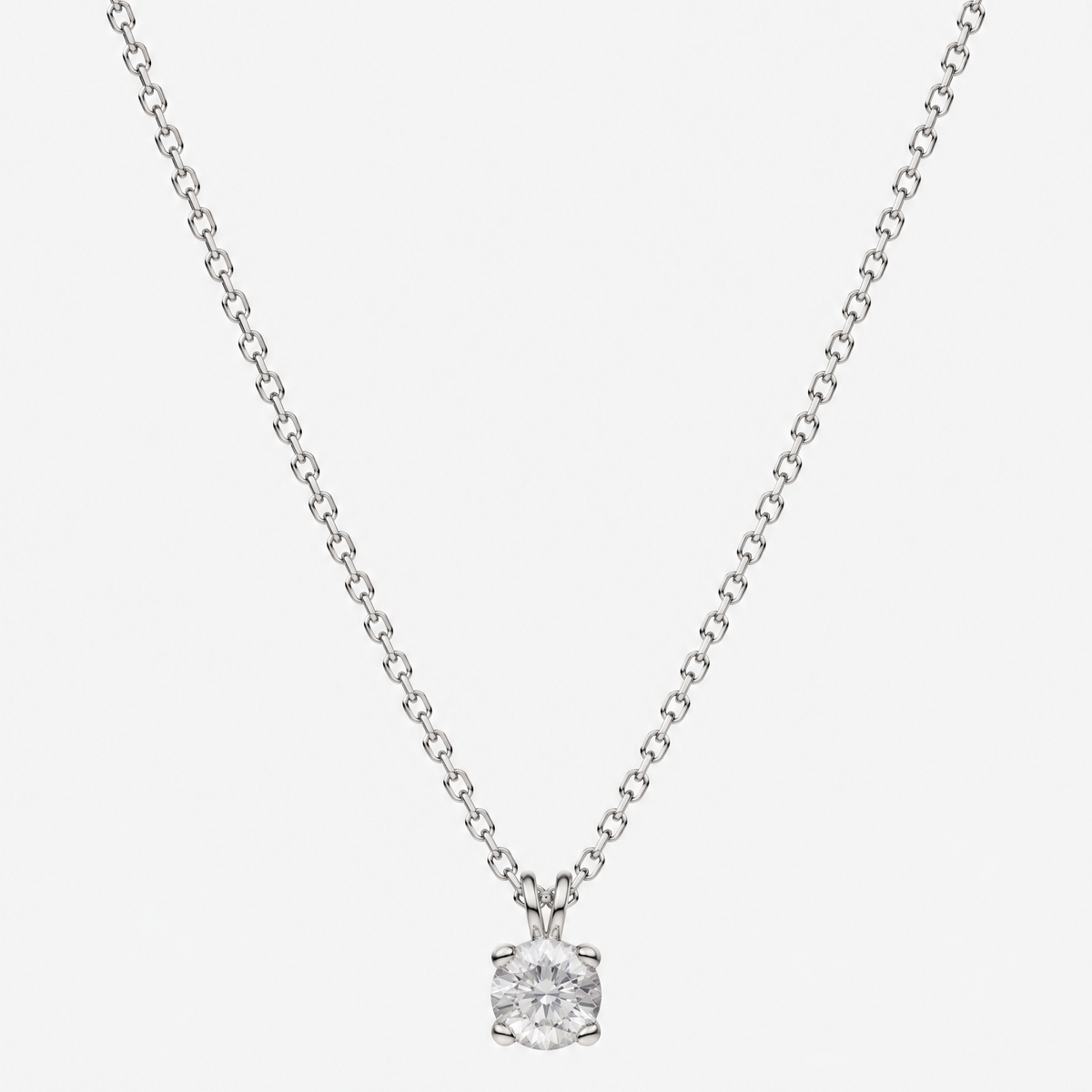 Selene Moissanite Pendant Necklace
