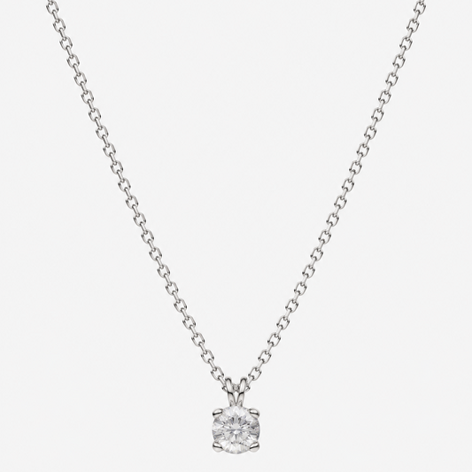 Selene Moissanite Pendant Necklace