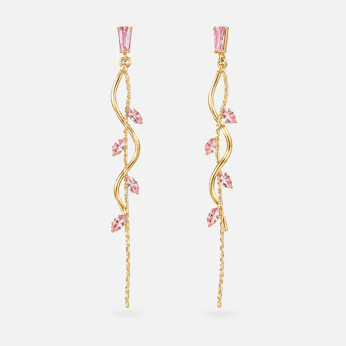 Esme Blush Drop Earrings
