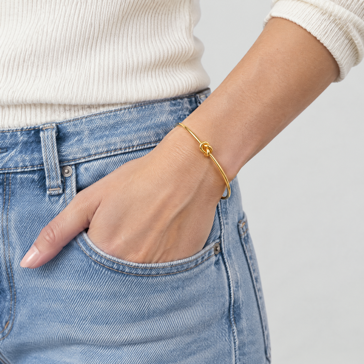 Isla Knot Cuff Bracelet