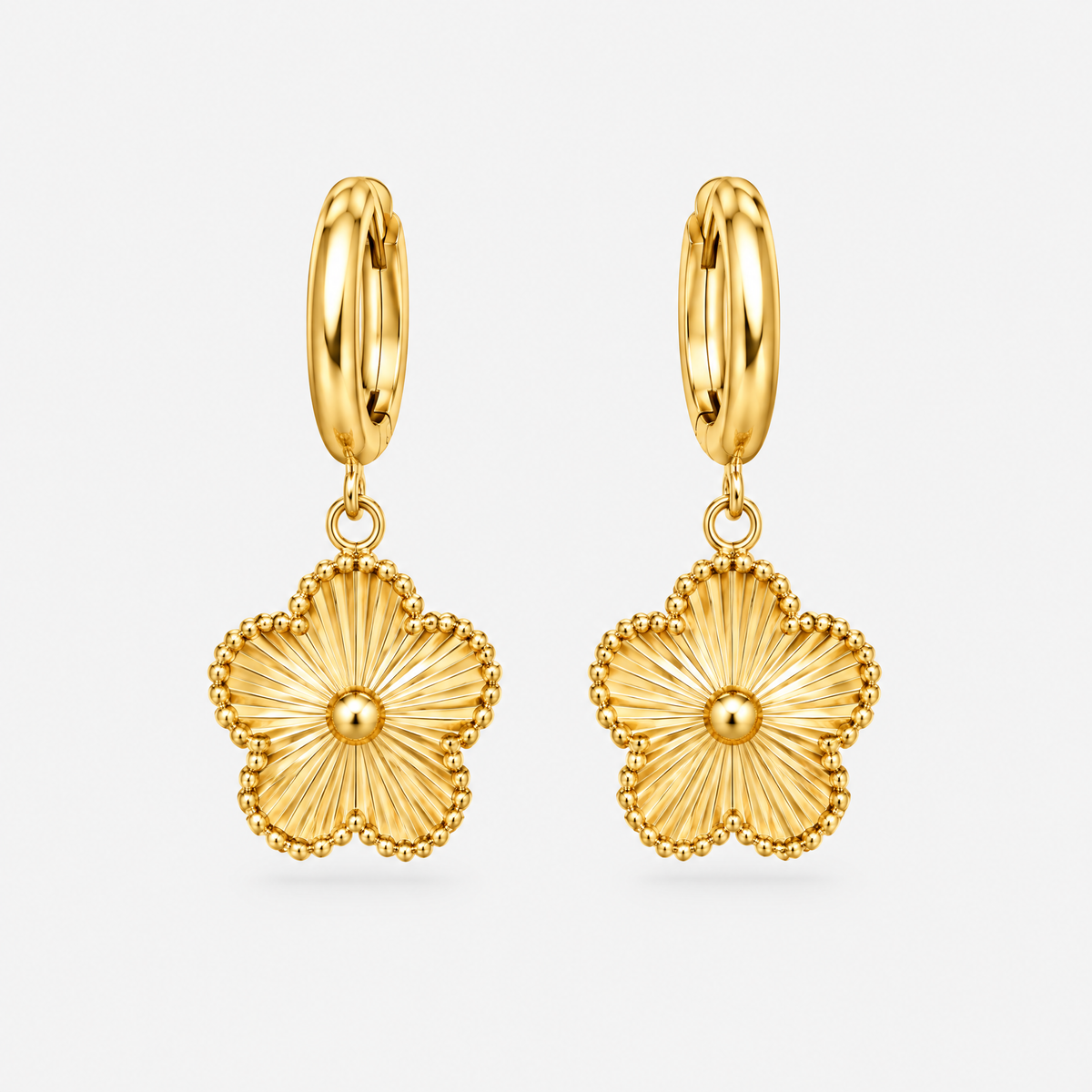 Victoria Gold Clover Earrings