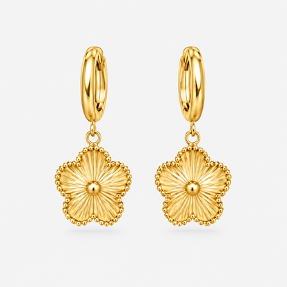 Victoria Gold Clover Earrings