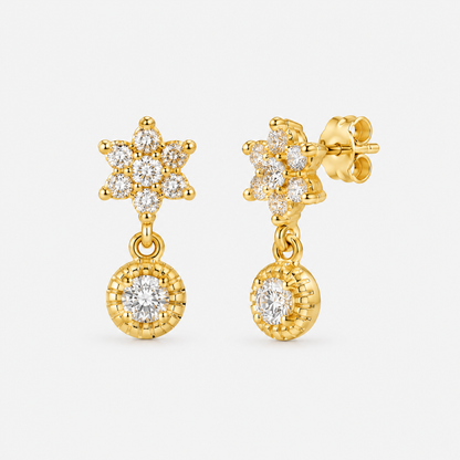 Noa Petite Crystal Stud Earrings