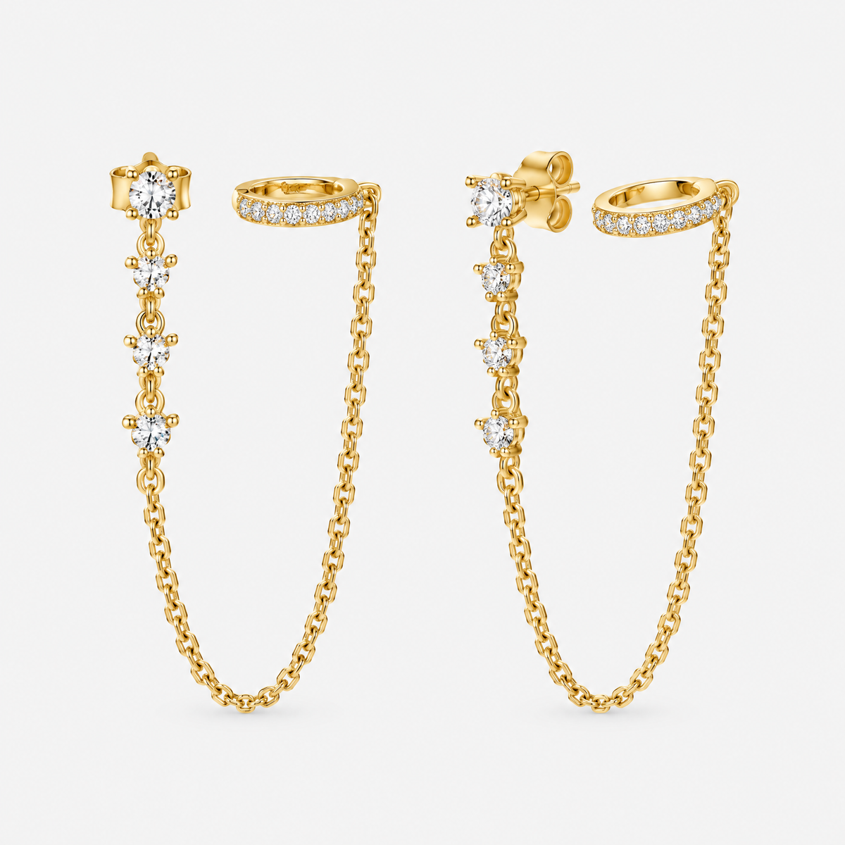 Liora Chain Cuff Earrings