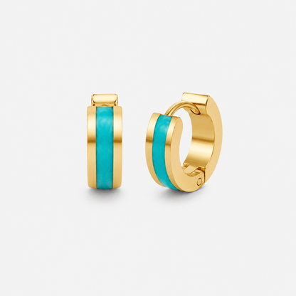 Clara Petite Gold Hoop Earrings