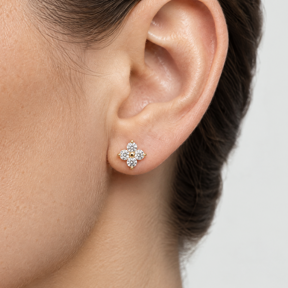 Spark Crystal Stud Earrings