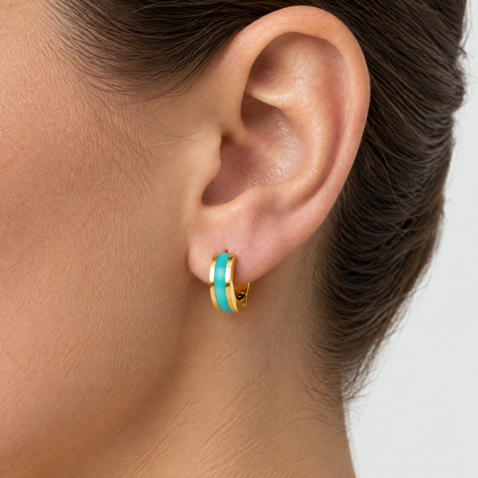 Clara Petite Gold Hoop Earrings