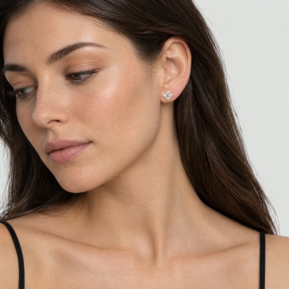 Spark Crystal Stud Earrings