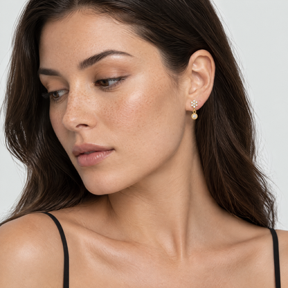 Noa Petite Crystal Stud Earrings