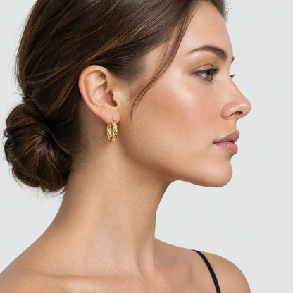 Juliette Gold Hoop Earrings