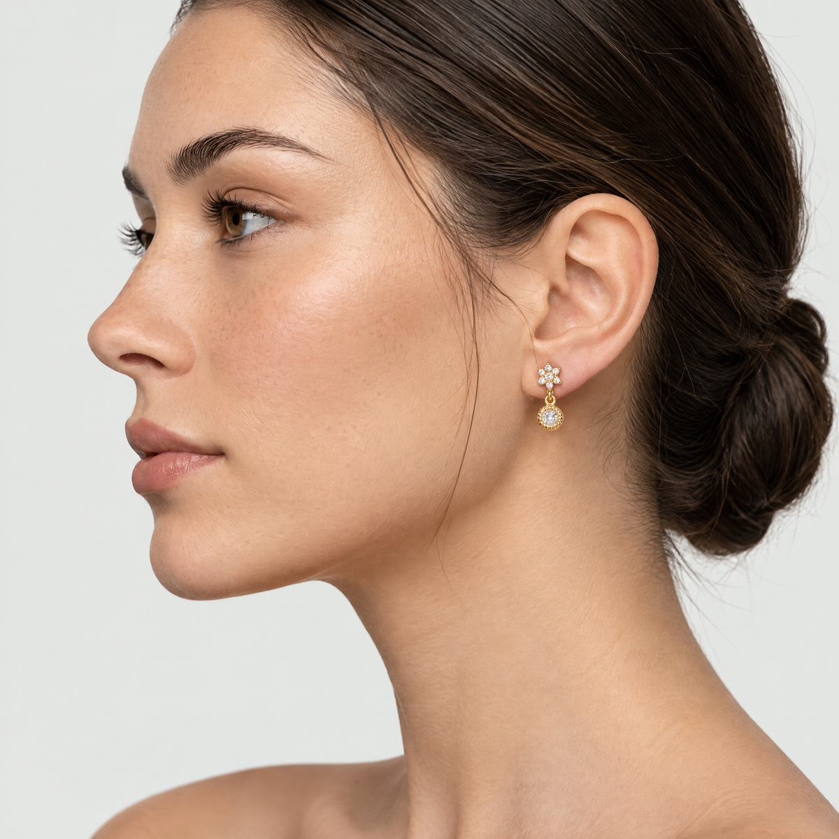 Noa Petite Crystal Stud Earrings