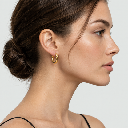 Clara Smooth Hoop Earrings