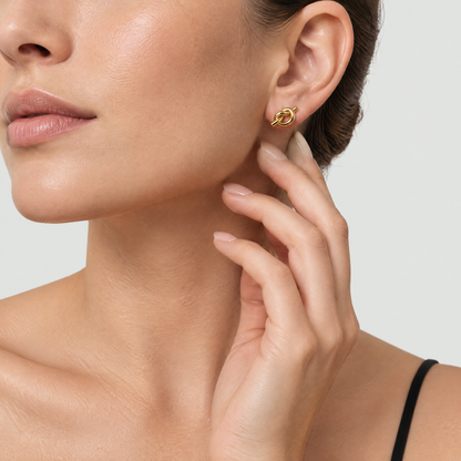 Maren Gold Twisted Earrings