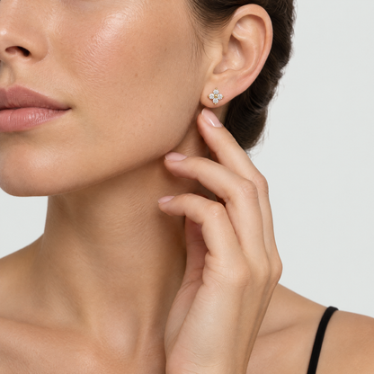 Spark Crystal Stud Earrings