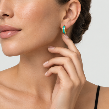 Clara Petite Gold Hoop Earrings