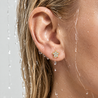Lyra Star Stud Earrings