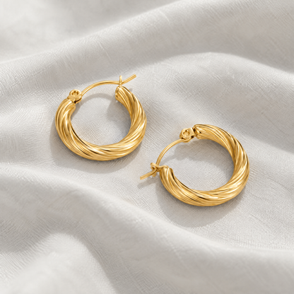 Juliette Gold Hoop Earrings