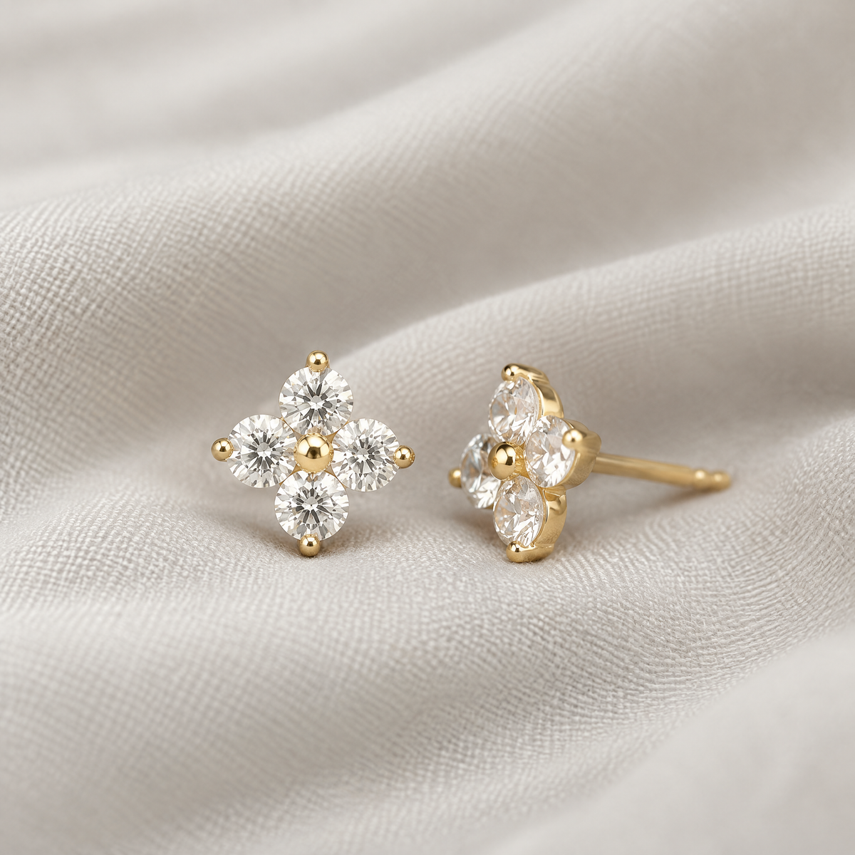 Spark Crystal Stud Earrings