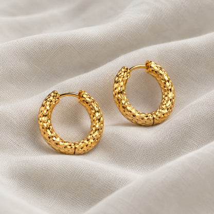 Clara Smooth Hoop Earrings
