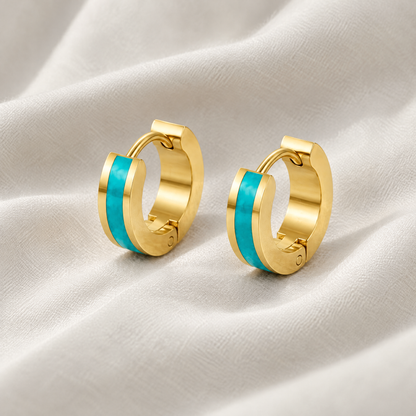Clara Petite Gold Hoop Earrings