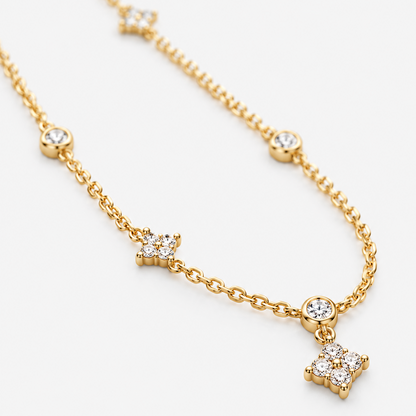 Ivy Dainty Zircon Necklace