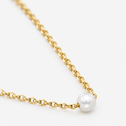 Sia Dainty Pearl Necklace