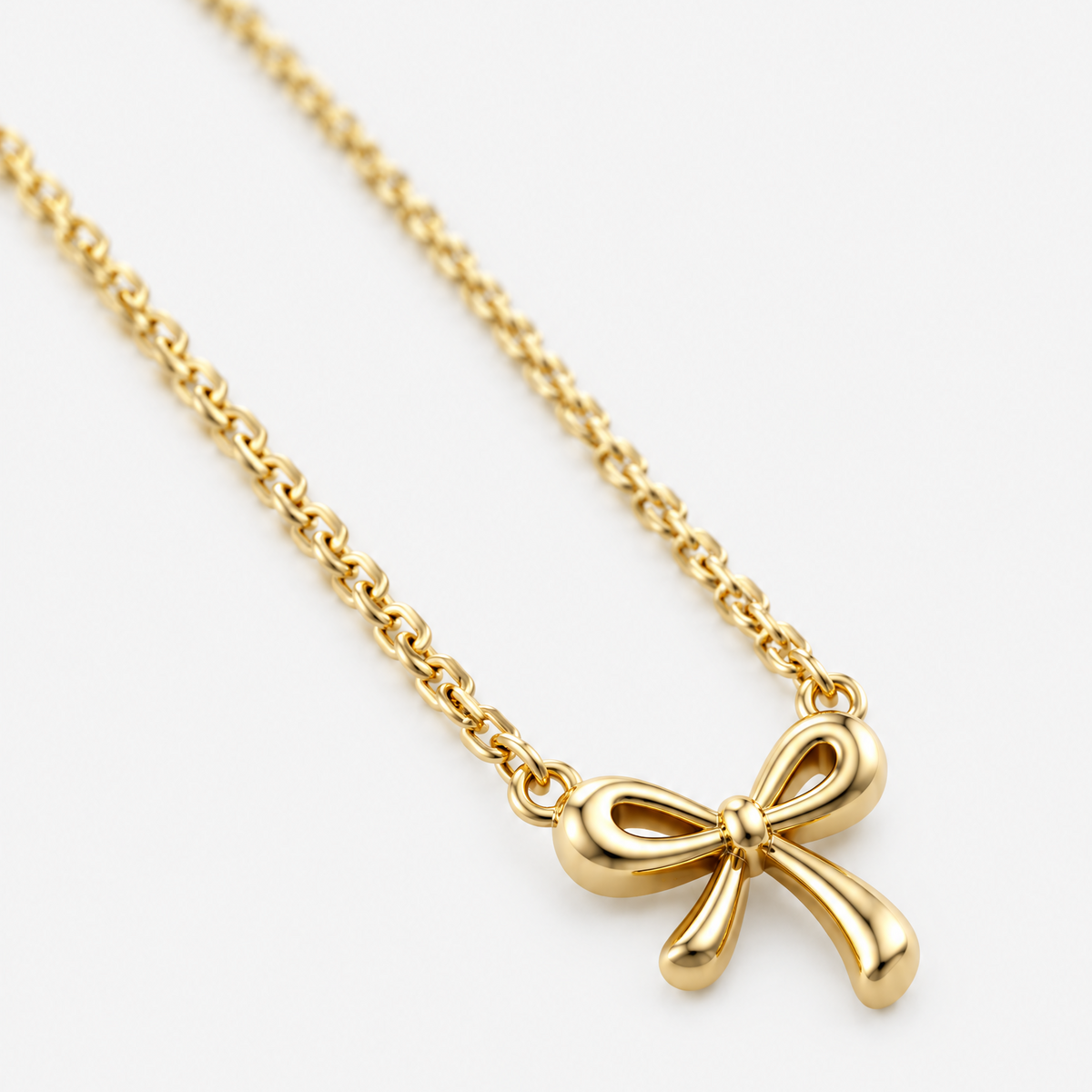 Stella Bow Charm Necklace