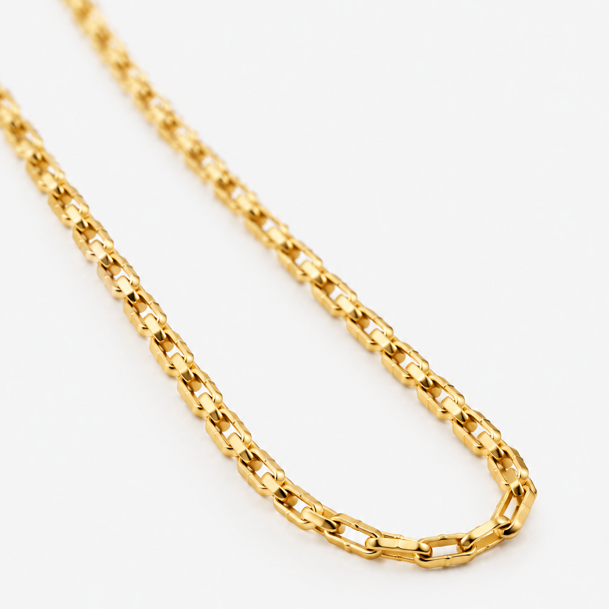 Sila Gold Linked Necklace
