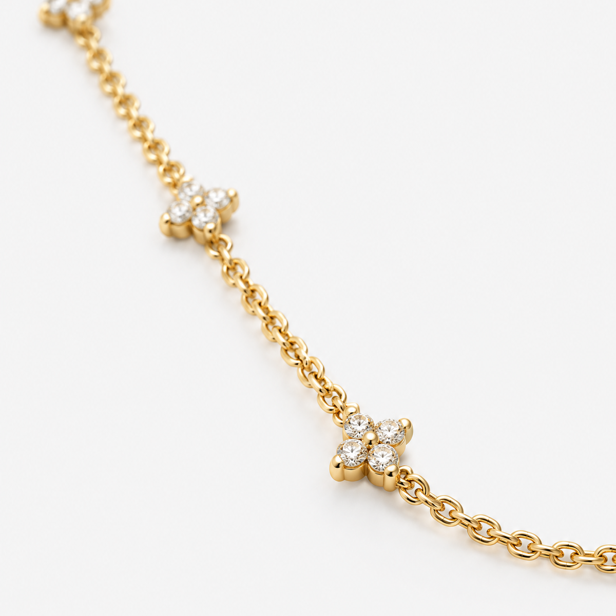 Lina Dainty Station Necklace