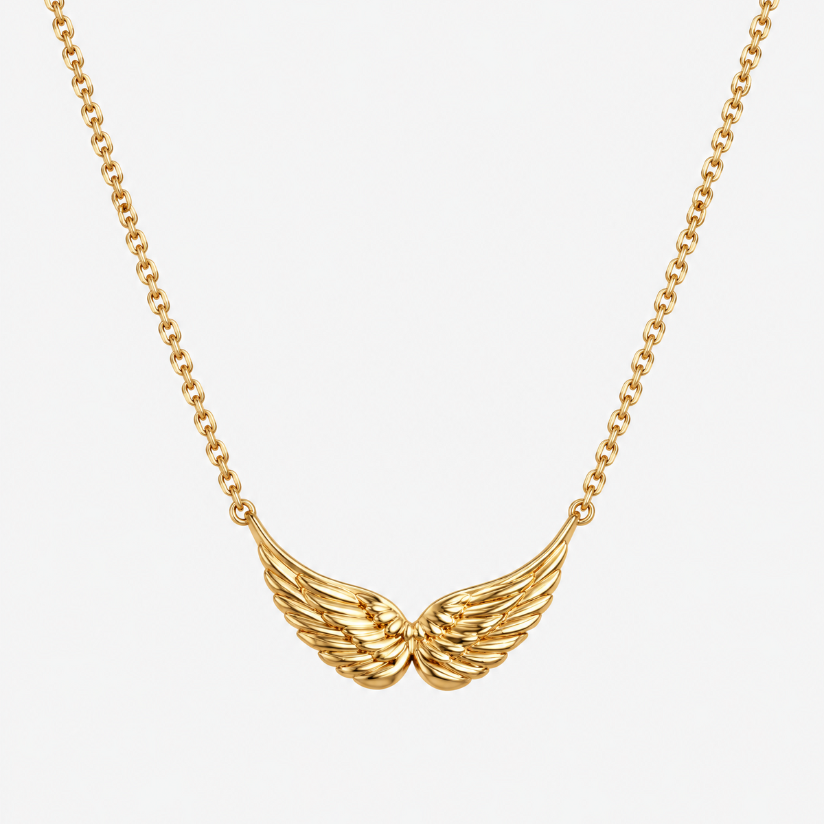 Angel Wing Gold Necklace