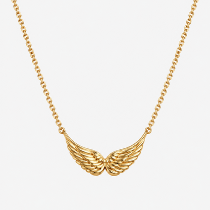 Angel Wing Gold Necklace