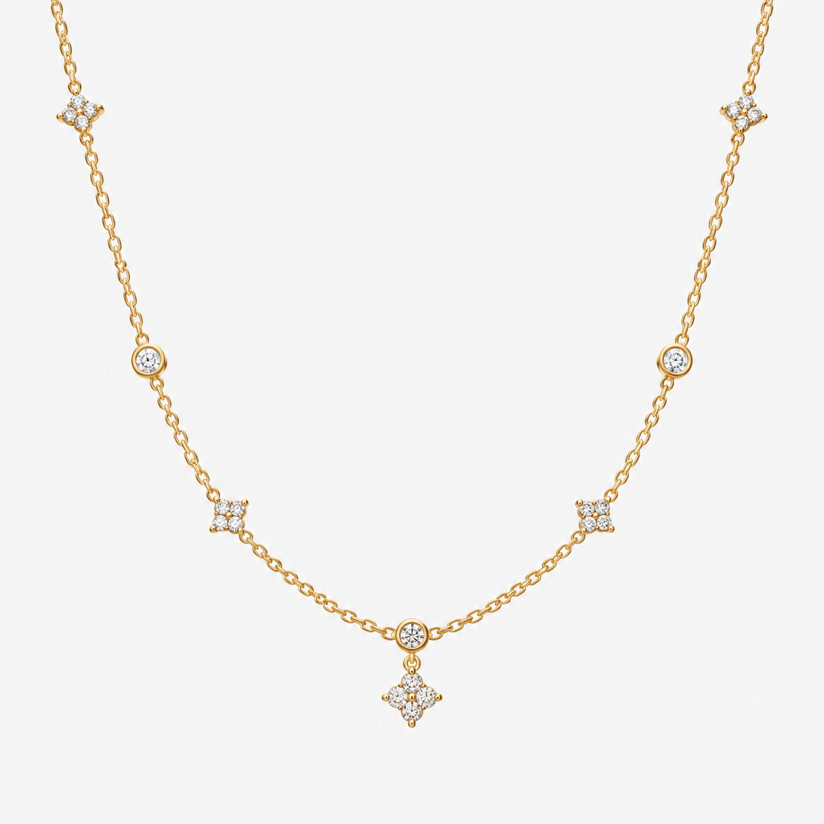 Ivy Dainty Zircon Necklace