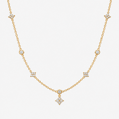 Ivy Dainty Zircon Necklace