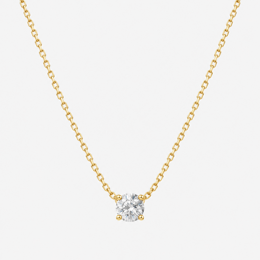 Mila Circle Crystal Necklace