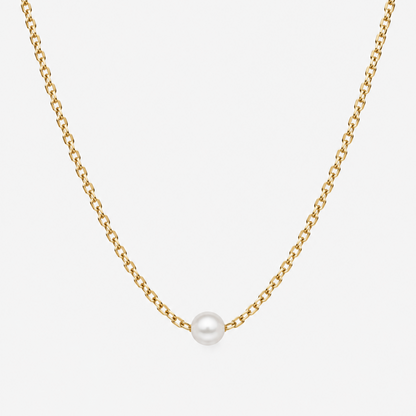 Sia Dainty Pearl Necklace