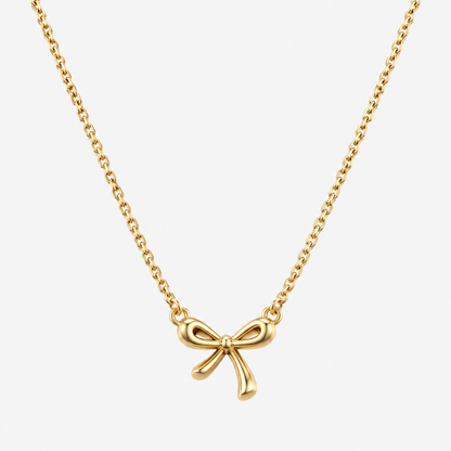 Stella Bow Charm Necklace