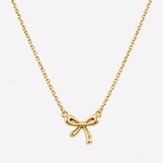 Stella Bow Charm Necklace