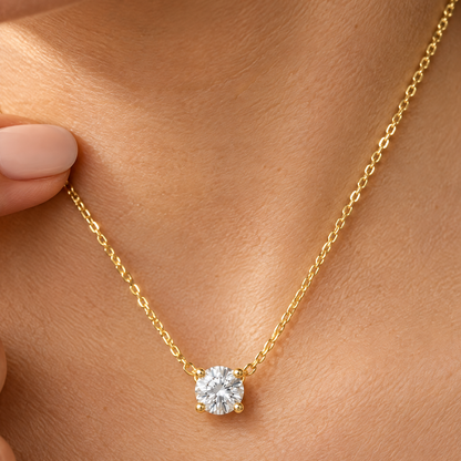 Mila Circle Crystal Necklace