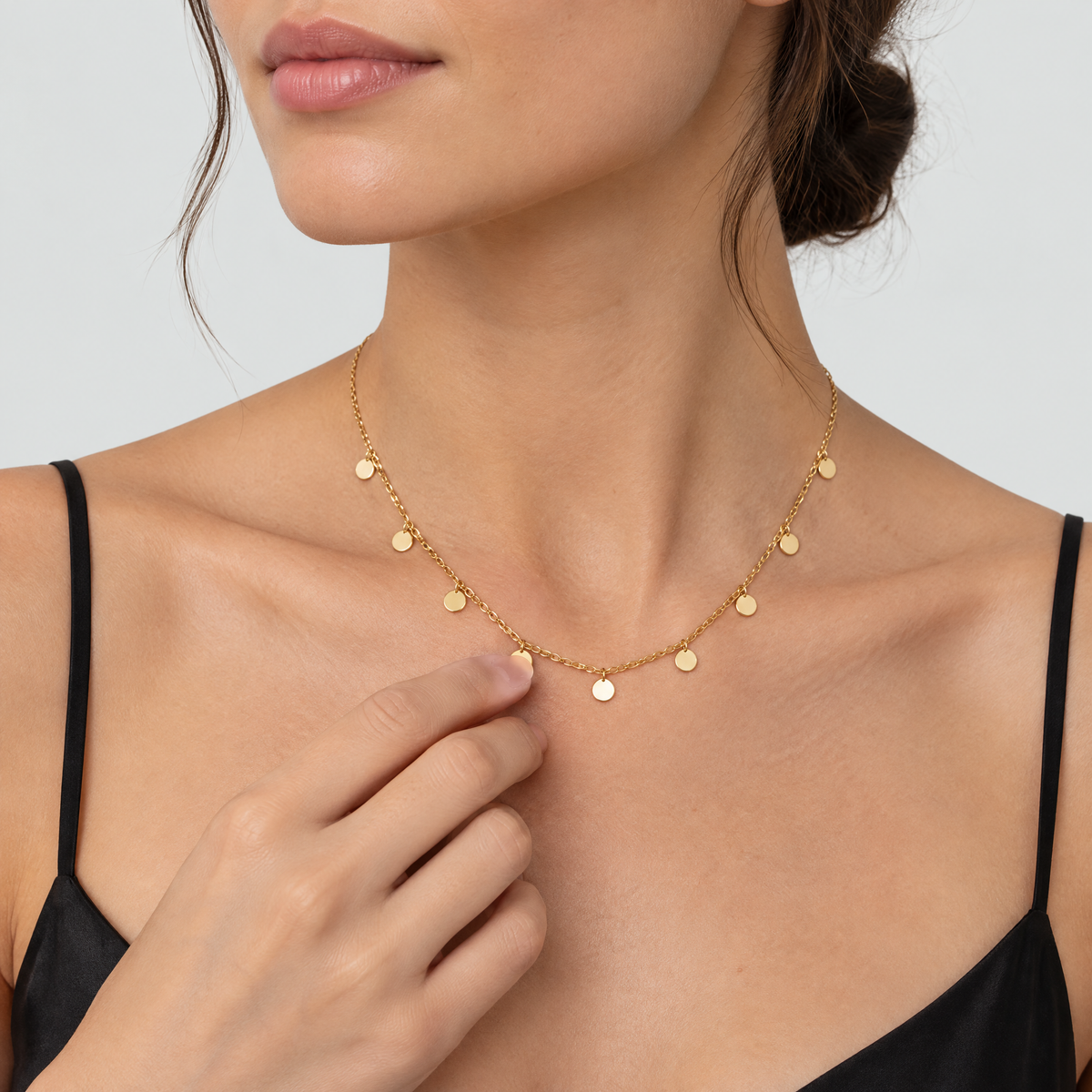 Ottilie Dot Charm Necklace
