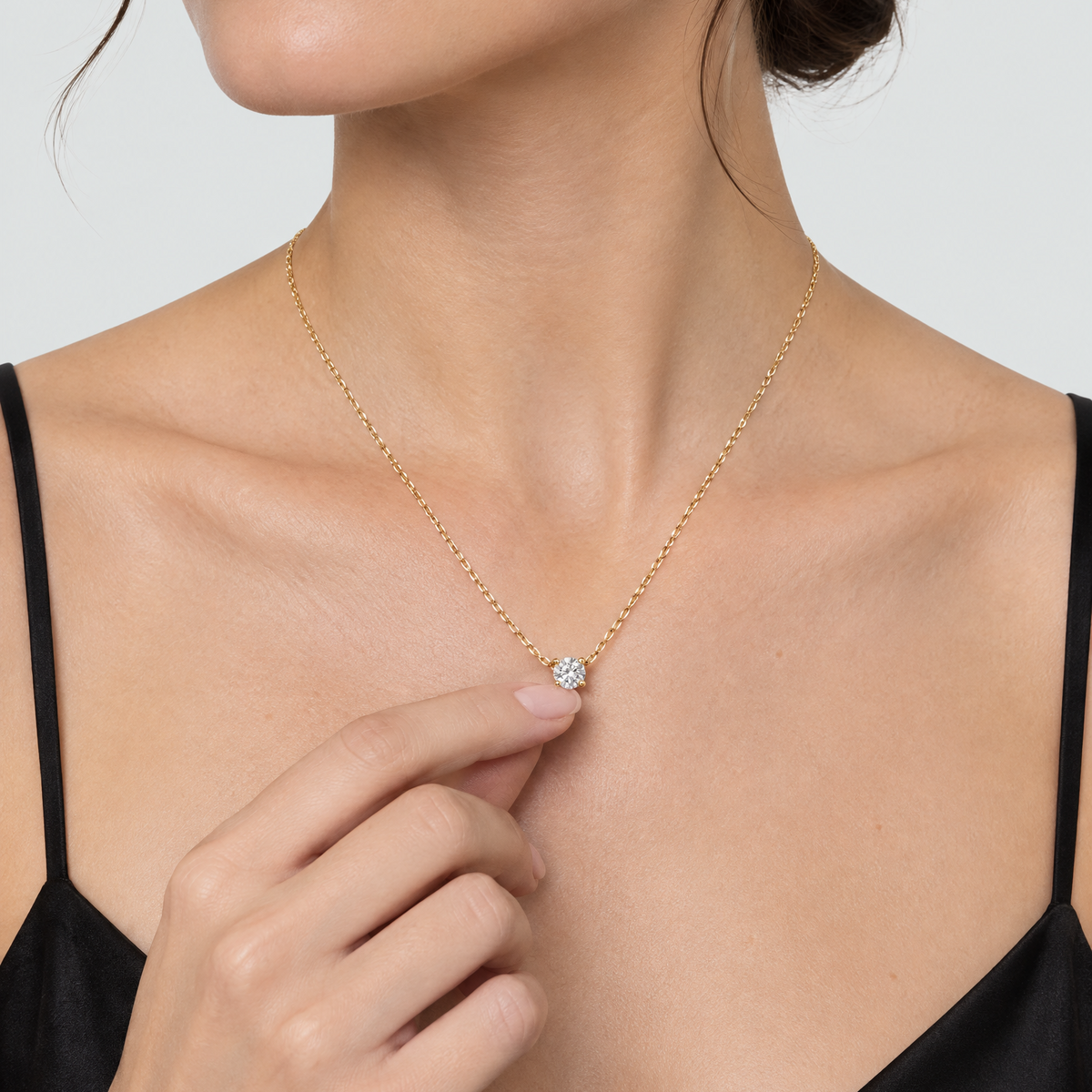 Mila Circle Crystal Necklace
