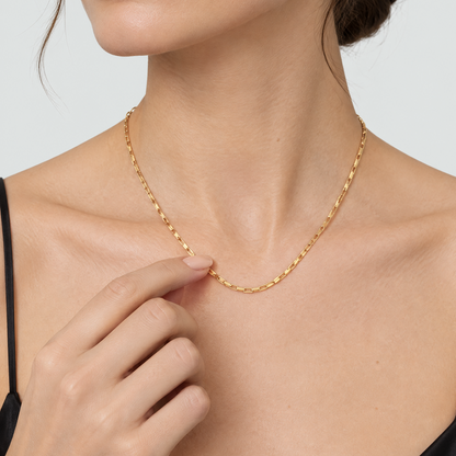 Sila Gold Linked Necklace