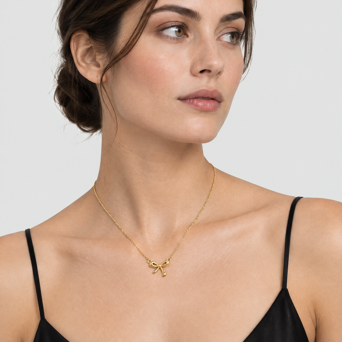 Stella Bow Charm Necklace