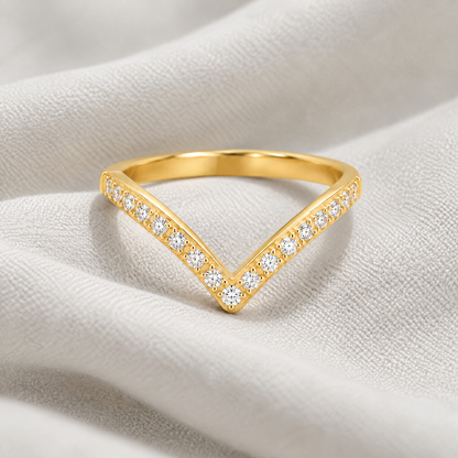 Elizabeth Crown Stacking Ring