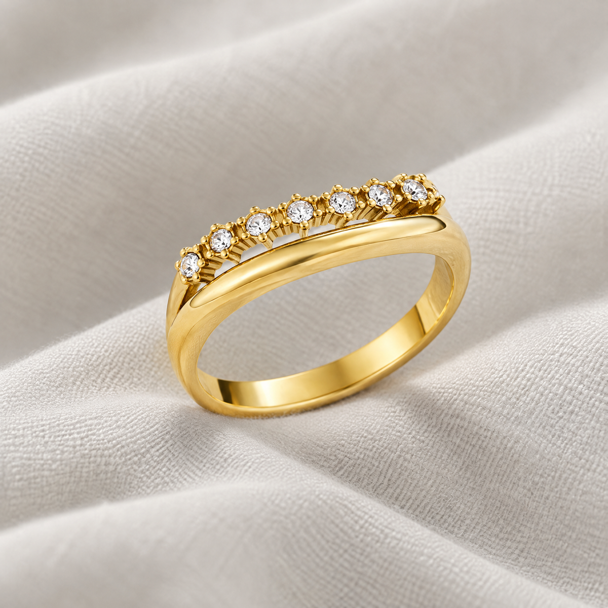 Nora Crystal Dainty Ring