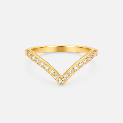 Elizabeth Crown Stacking Ring